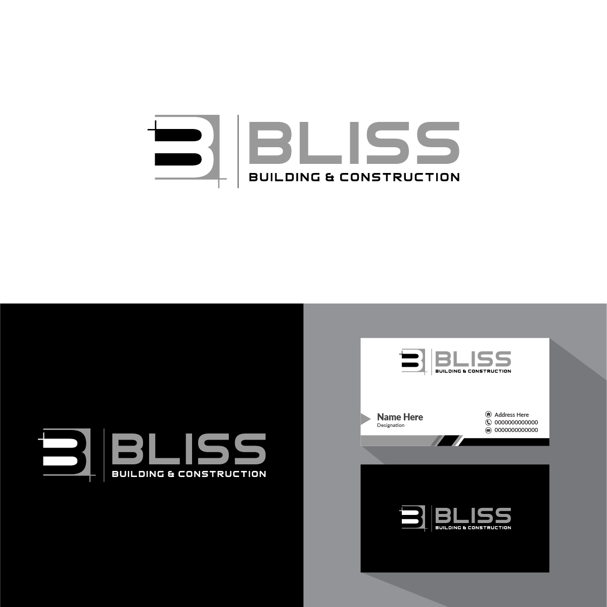Logo-Design von Deziners Zone für Bliss Building & Construction  | Design #21979984
