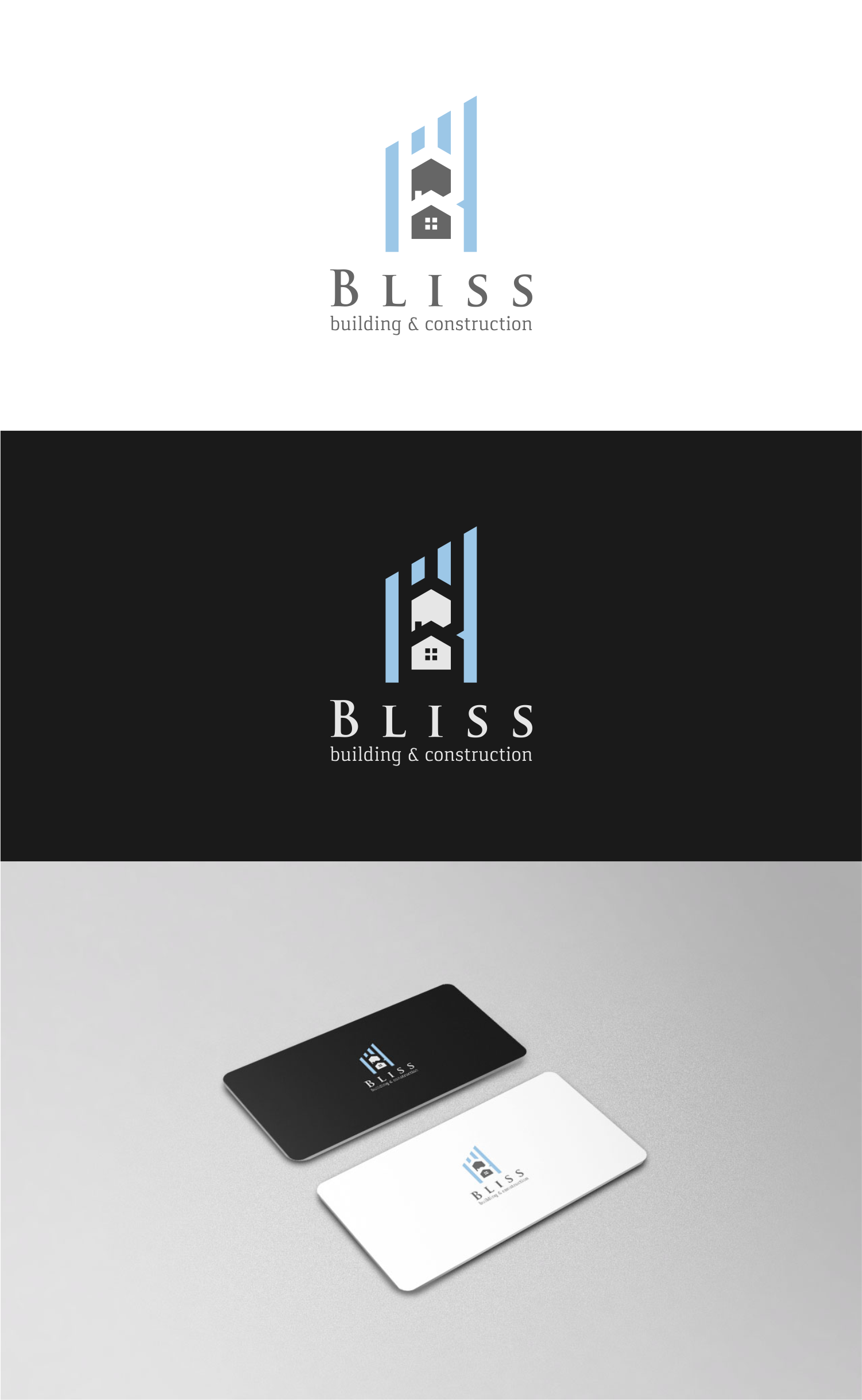 Logo Design by Lucky_AR74 for Bliss Building & Construction  | Design #21981271
