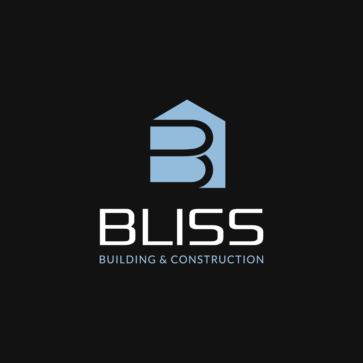 Logo Design by **INCREDIBLEDESIGNERS** for Bliss Building & Construction  | Design #21978526
