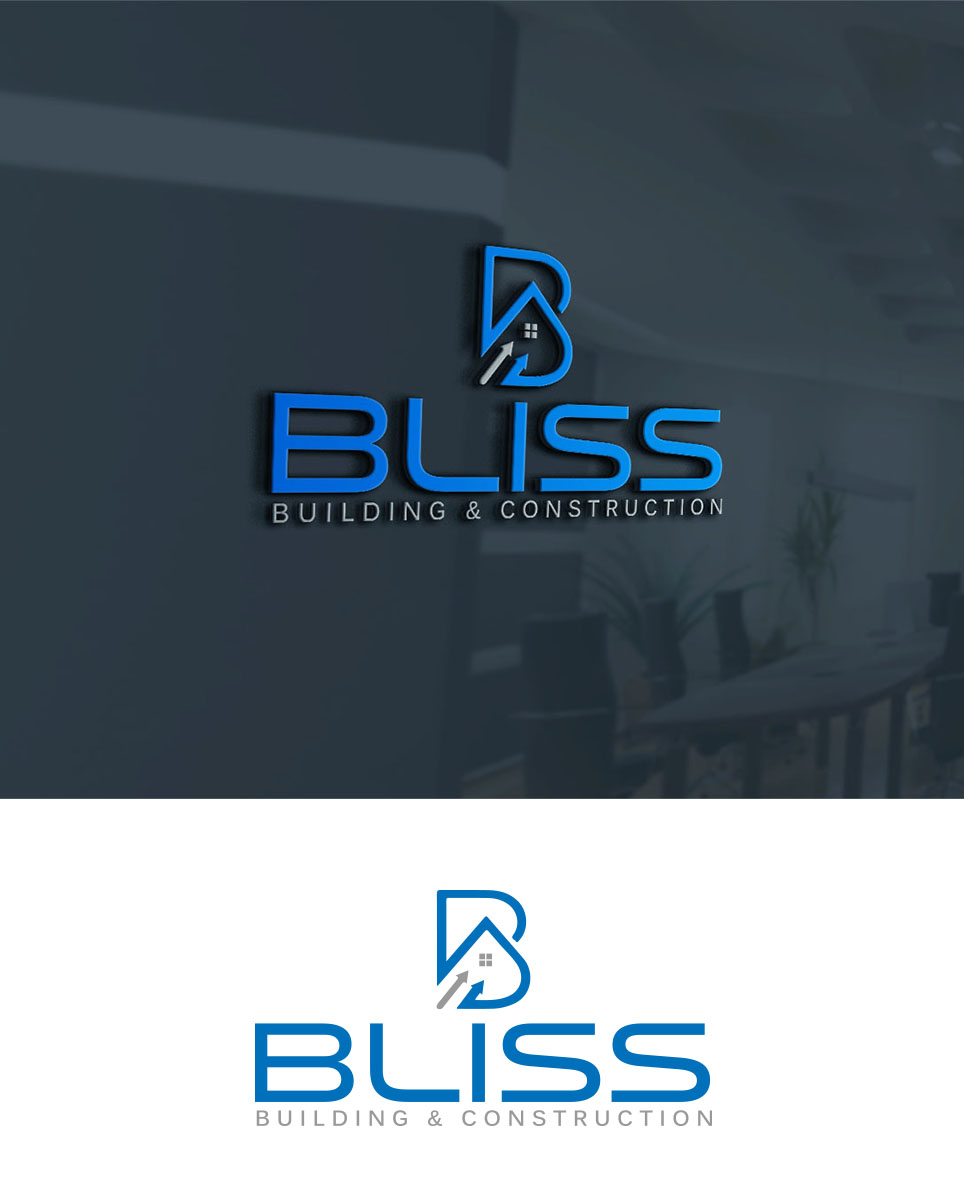 Logo Design by Aliqa Design for Bliss Building & Construction  | Design #21979240
