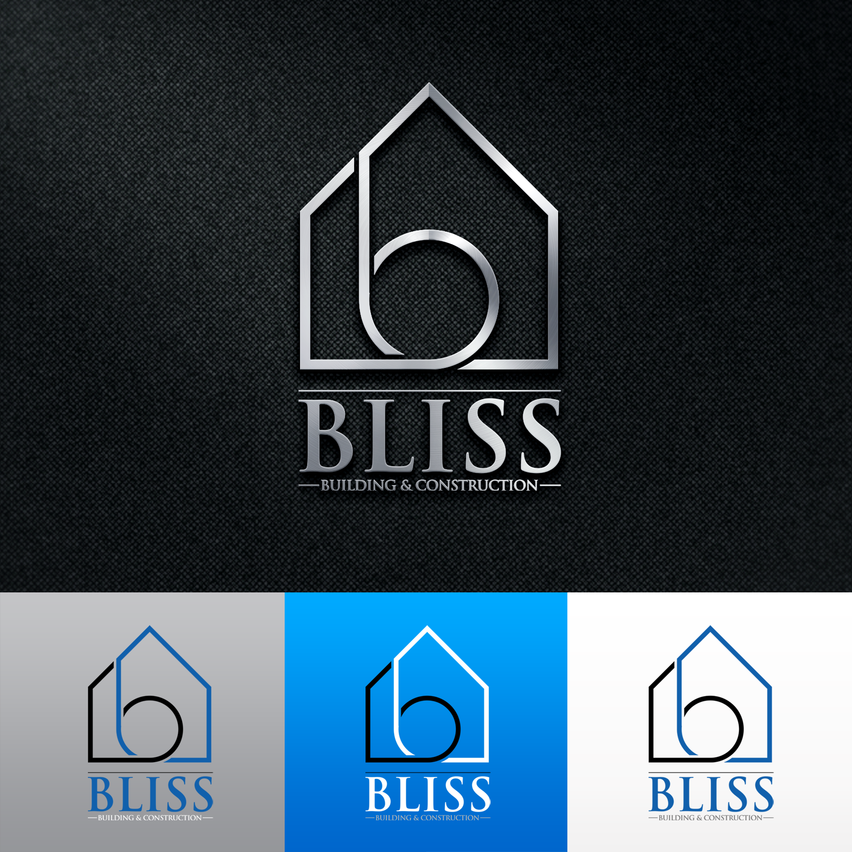 Logo Design by Aldan Design for Bliss Building & Construction  | Design #22005001