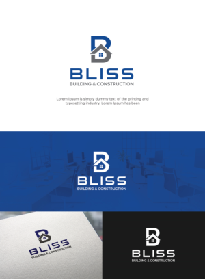 Logo Design by luthfanajah 2 for Bliss Building & Construction  | Design: #22044194