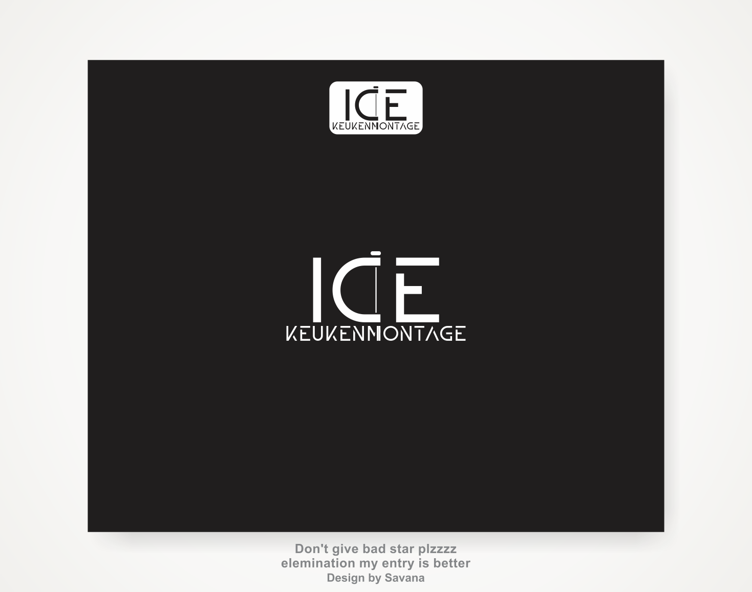 Logo Design by Savana for Ice Keukenmontage | Design #22006540