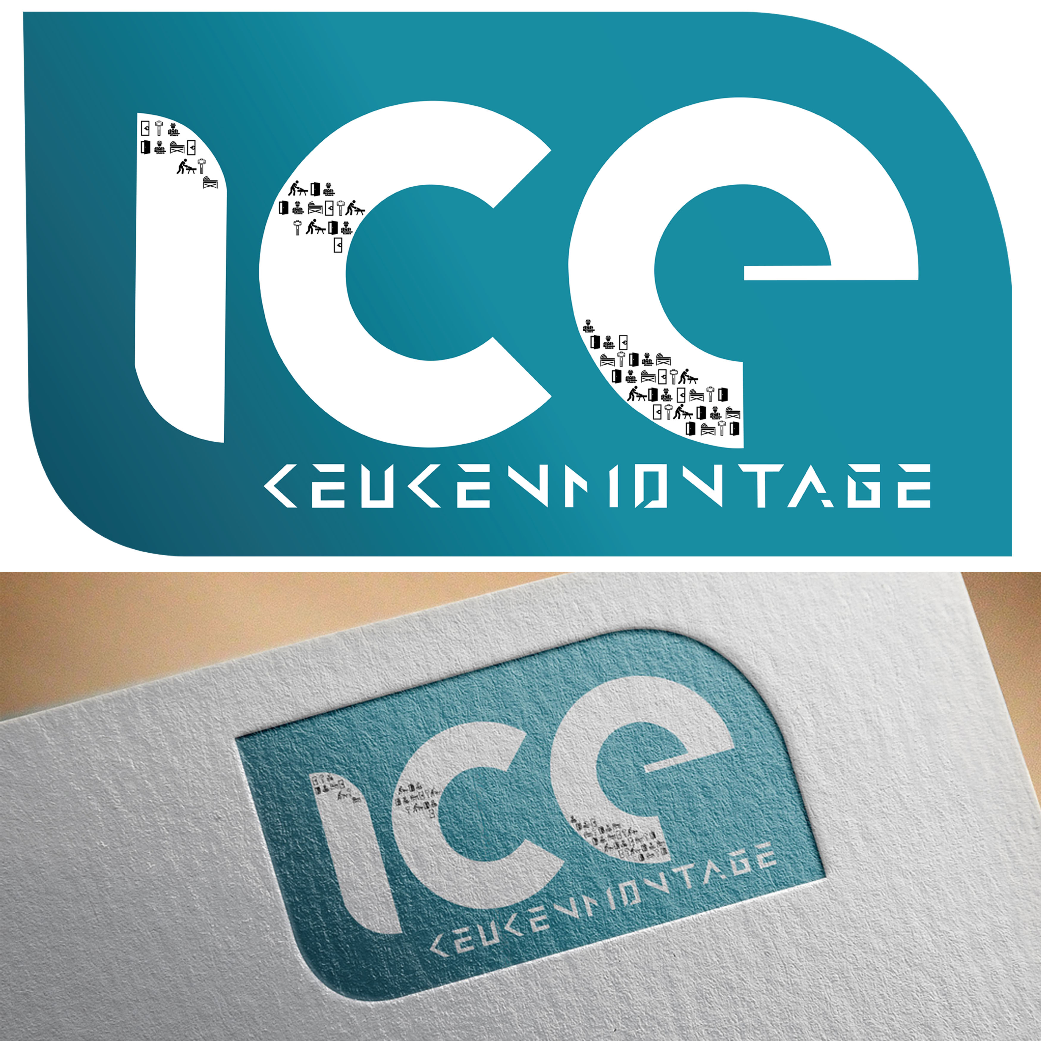 Logo-Design von Eko Lanang Pati für Ice Keukenmontage | Design #22006811