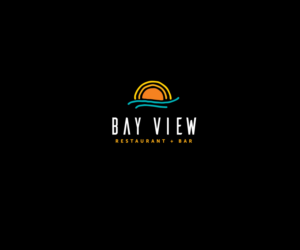 Bay View Restaurant and Bar | Logo Design by Buck Tornado