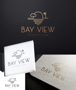 Bay View Restaurant and Bar | Logo Design by H-H Arts
