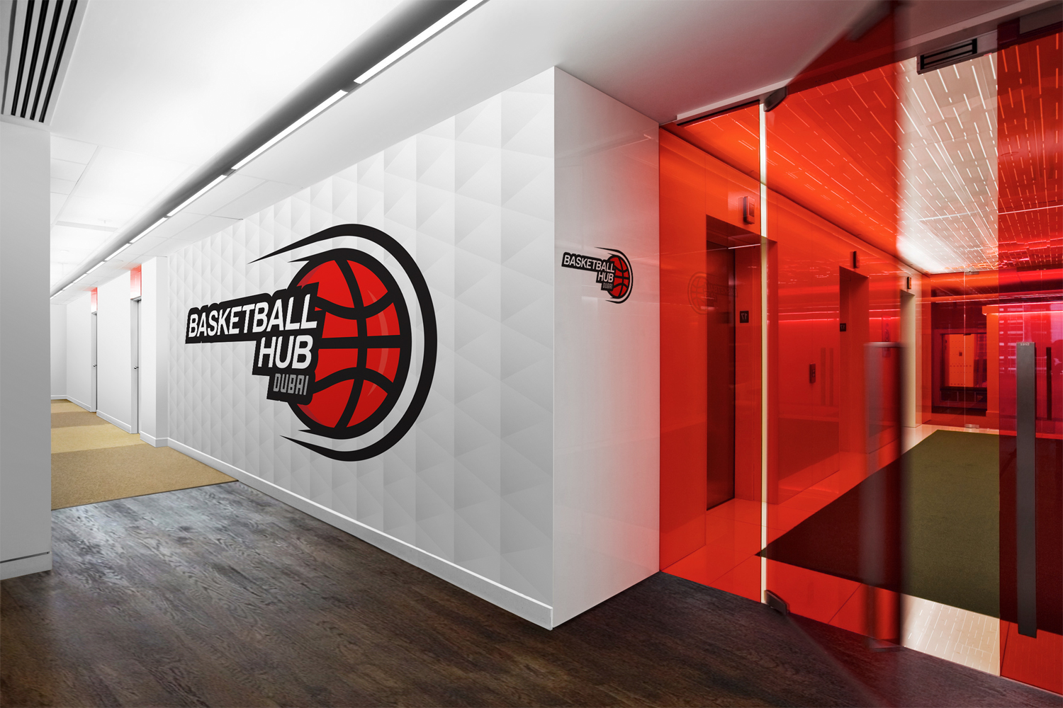 Logo Design by Azmat-ullah for Basketball Hub Dubai | Design #21994091