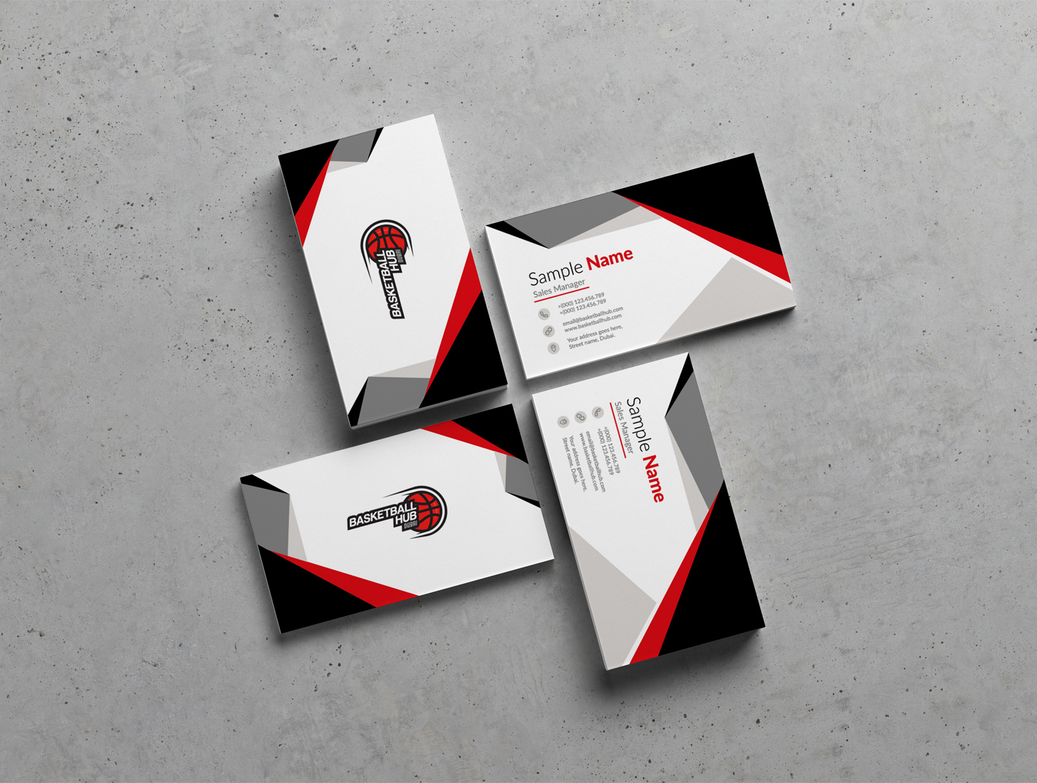 Logo-Design von Azmat-ullah für Basketball Hub Dubai | Design #21997929