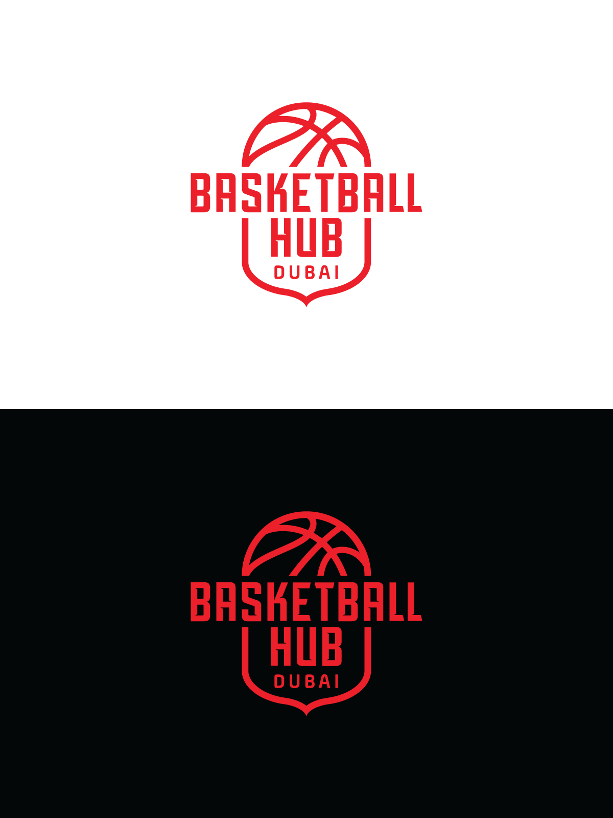 Logo Design by StillCudo for Basketball Hub Dubai | Design #21987476