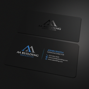 We want to design total new business card and logo for AA Building Services Ltd | Design de Carte de Visite par Sandaruwan