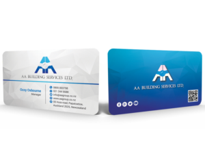 We want to design total new business card and logo for AA Building Services Ltd | Design de Carte de Visite par Hardcore Design