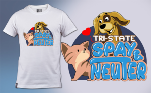 T-shirt for spay and neuter clinic | Diseño de Camiseta por PenArmy