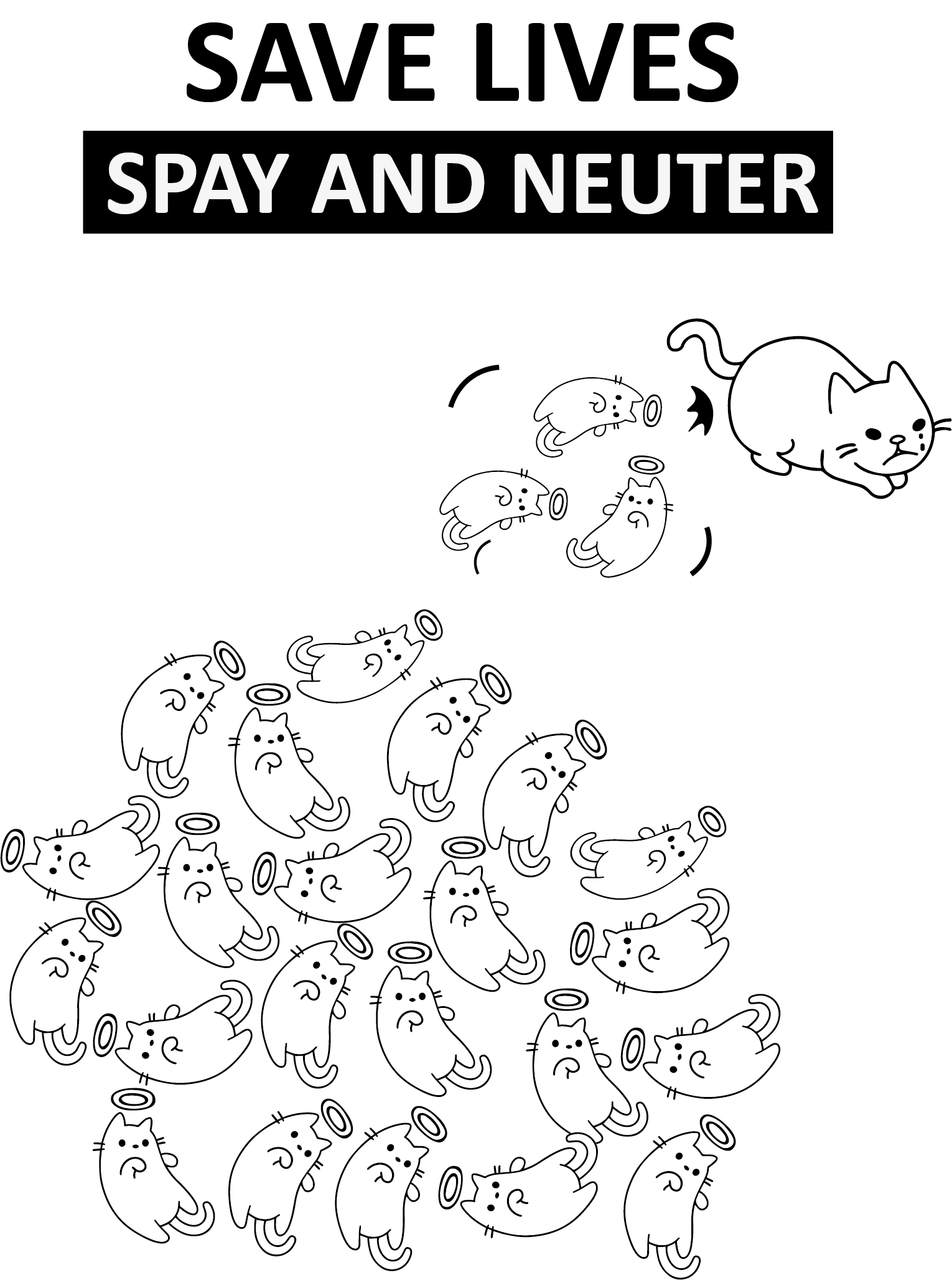 T-shirt Design by Hilditch1991 for Tri-State Spay & Neuter | Design #22001762