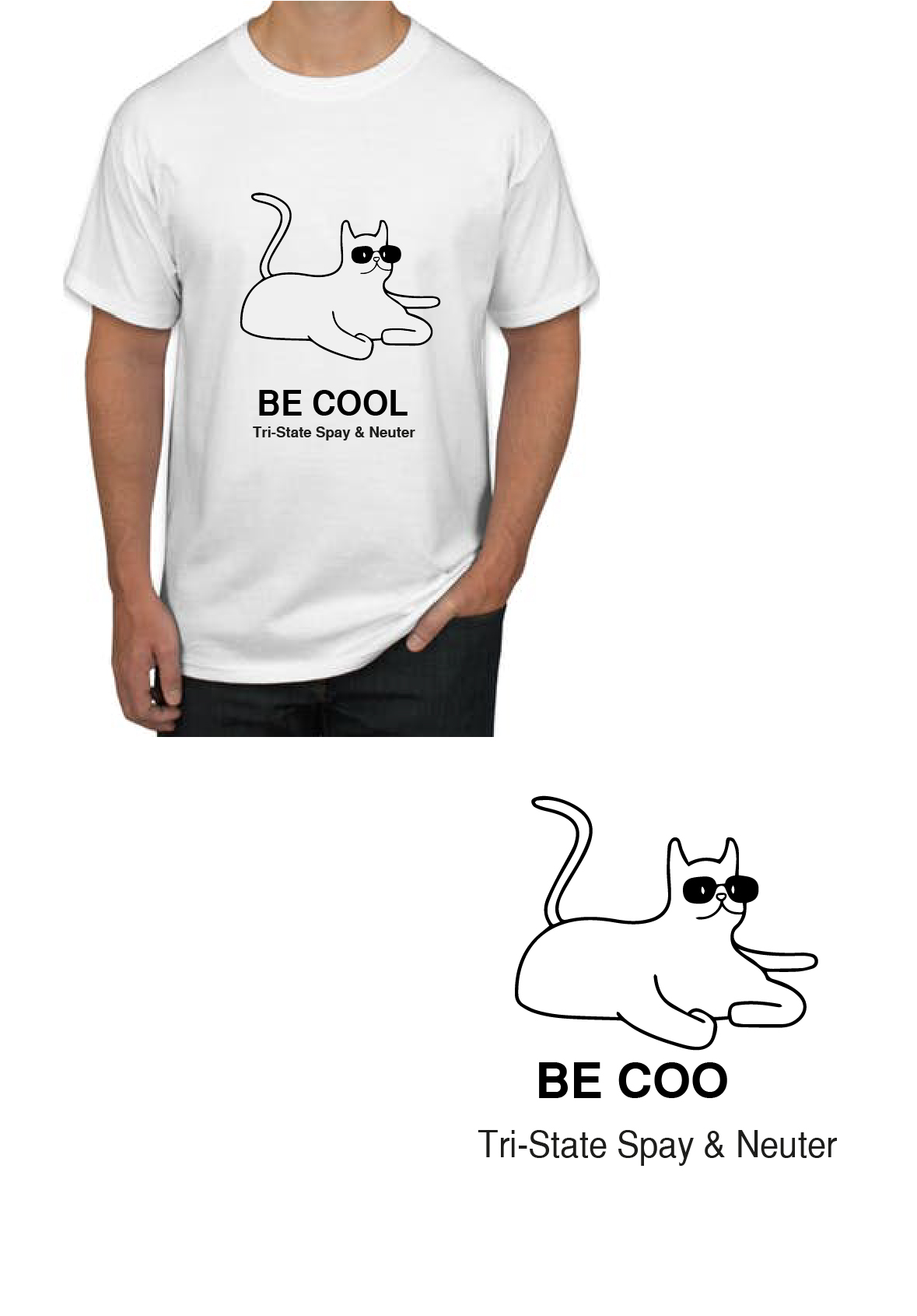 T-shirt Design by Hilditch1991 for Tri-State Spay & Neuter | Design #22024122