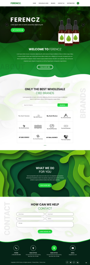Web Design by pb for this project | Design #21993625