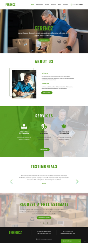 Web Design by pb for this project | Design: #21993639
