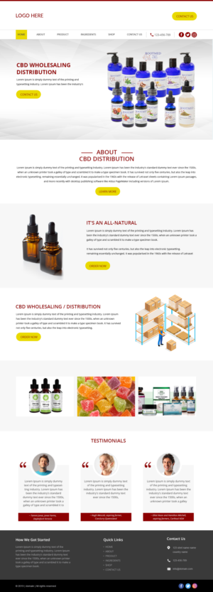 Web Design by onixdesign for this project | Design #21990771