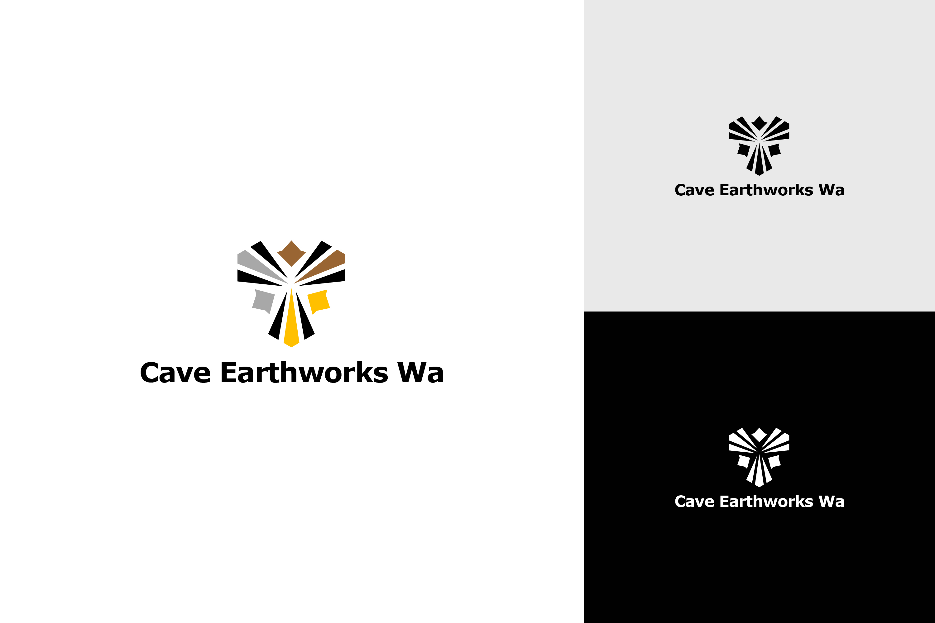 Logo Design by DiLion for Cave Earthworks Wa | Design #21991295