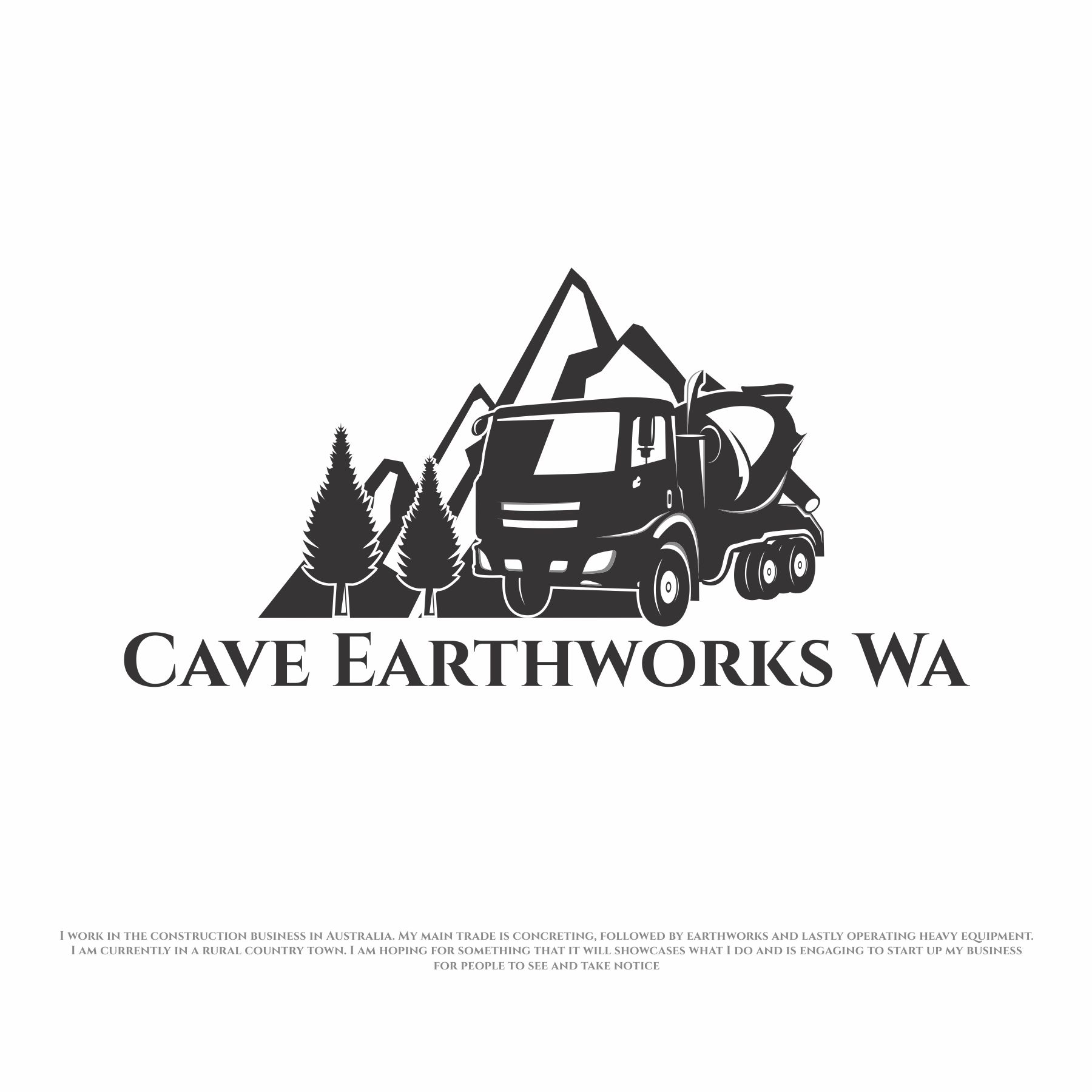 Diseño de Logo por debdesign para Cave Earthworks Wa | Diseño #21990721