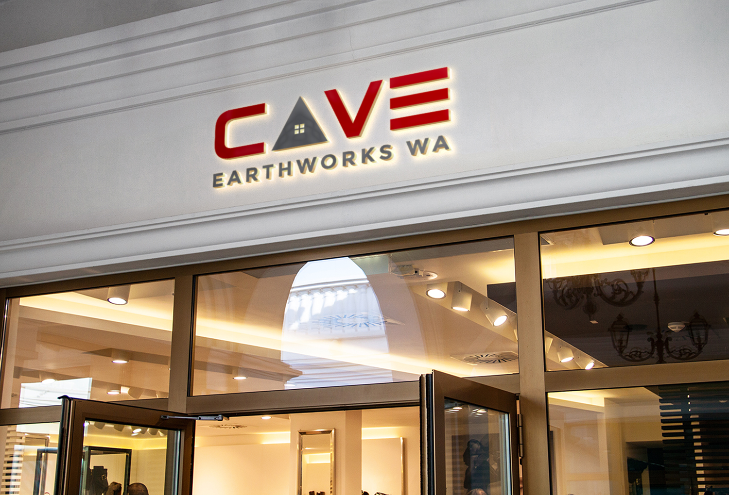 Logo Design by Deziners Zone for Cave Earthworks Wa | Design #21990813