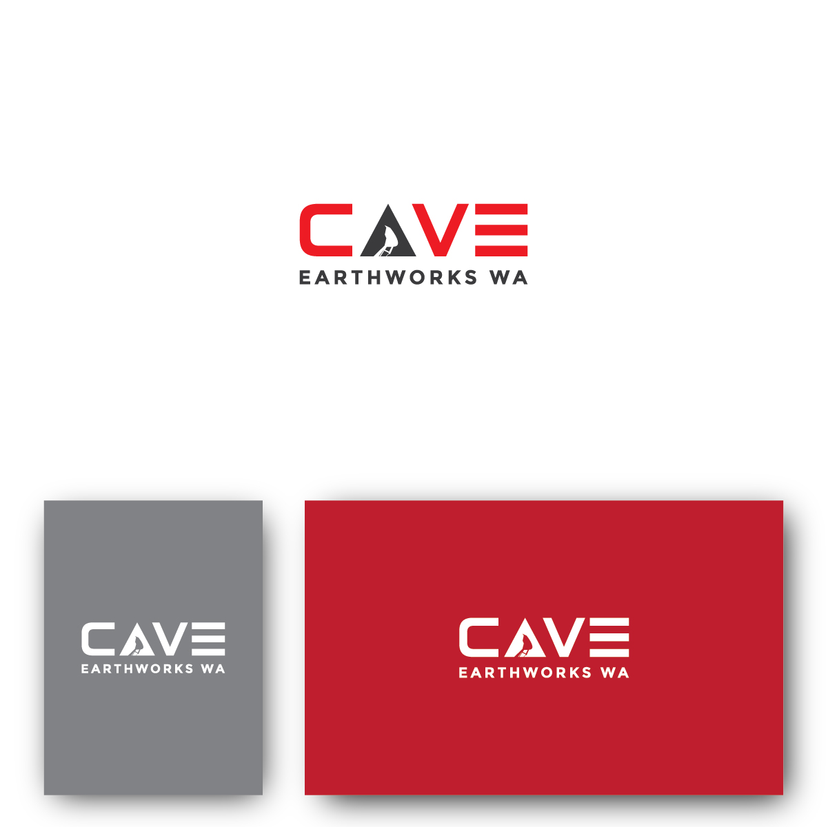 Logo Design by Deziners Zone for Cave Earthworks Wa | Design #21992981