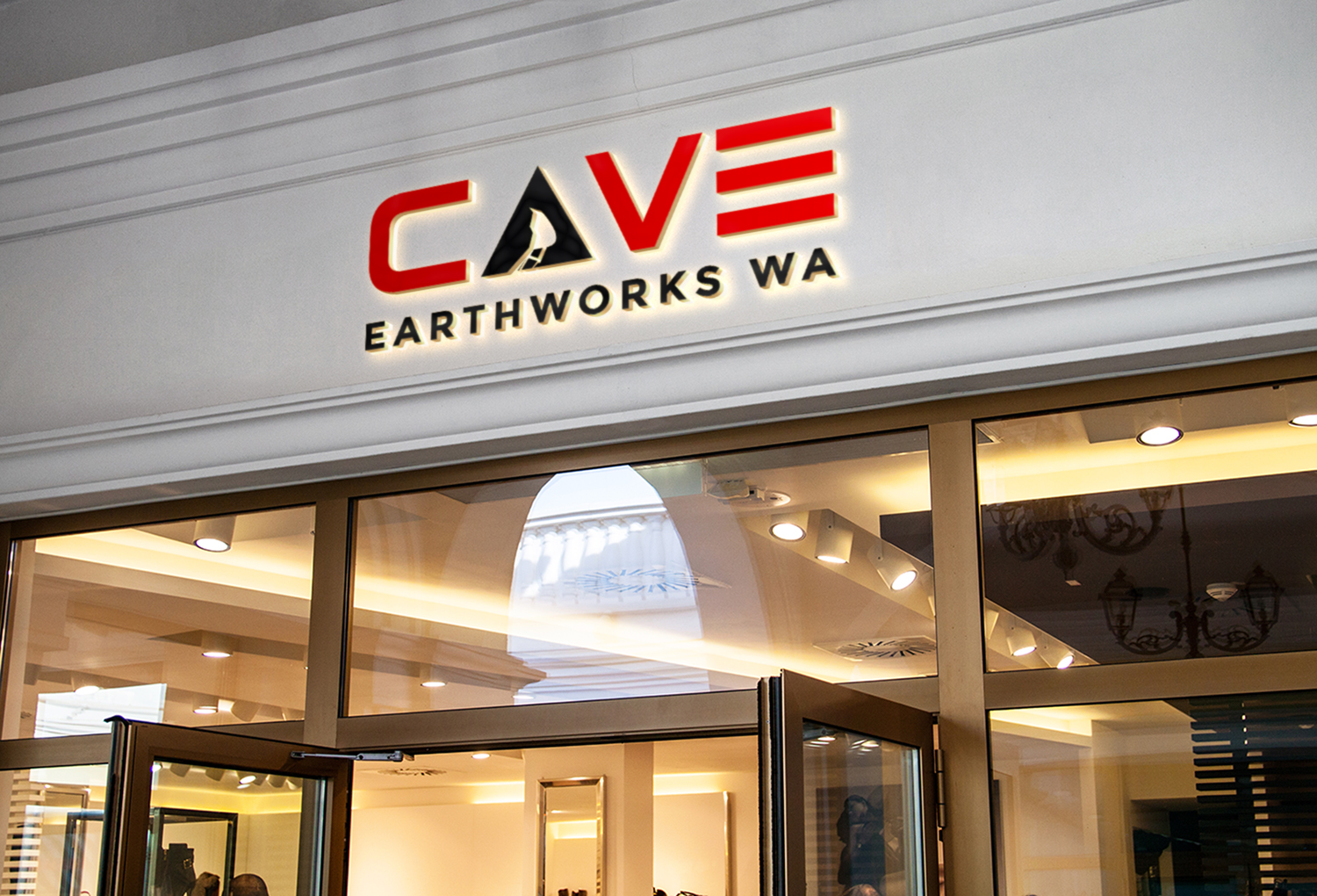 Logo Design by Deziners Zone for Cave Earthworks Wa | Design #21992994