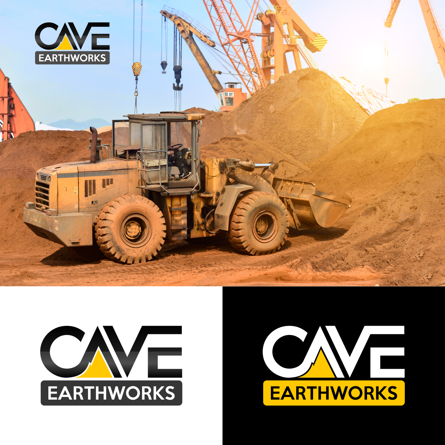 Logo Design by sandiyakarya for Cave Earthworks Wa | Design #21988826