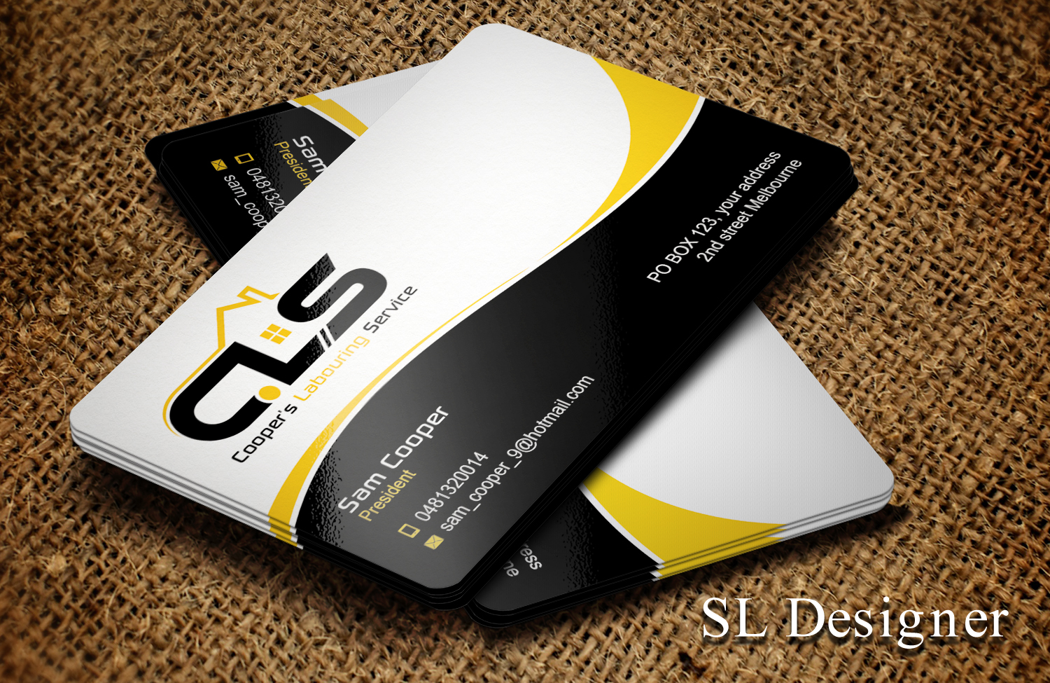 Business Card Design by SL Designer for this project | Design #21986908