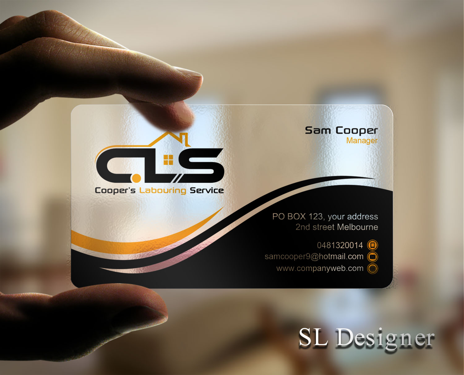 Business Card Design by SL Designer for this project | Design #21986933