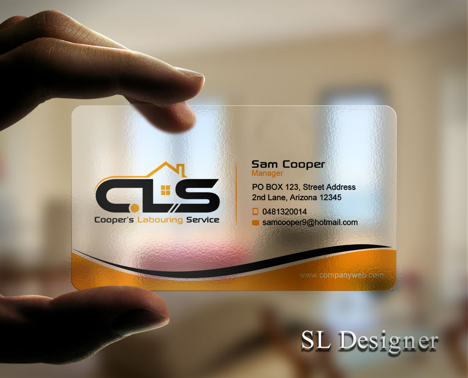 Business Card Design by SL Designer for this project | Design #21986935