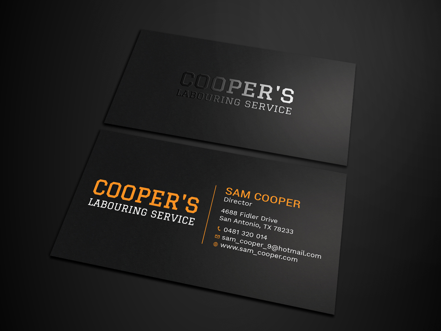 Business Card Design by Tripti Ranjan Gain for this project | Design #21986526