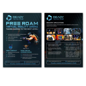Flyer for Virtual Reality Developer | Flyer Design by ZeneFashions