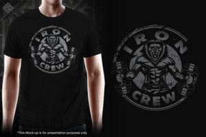 IRON CREW | T-shirt Design by gekgrfx