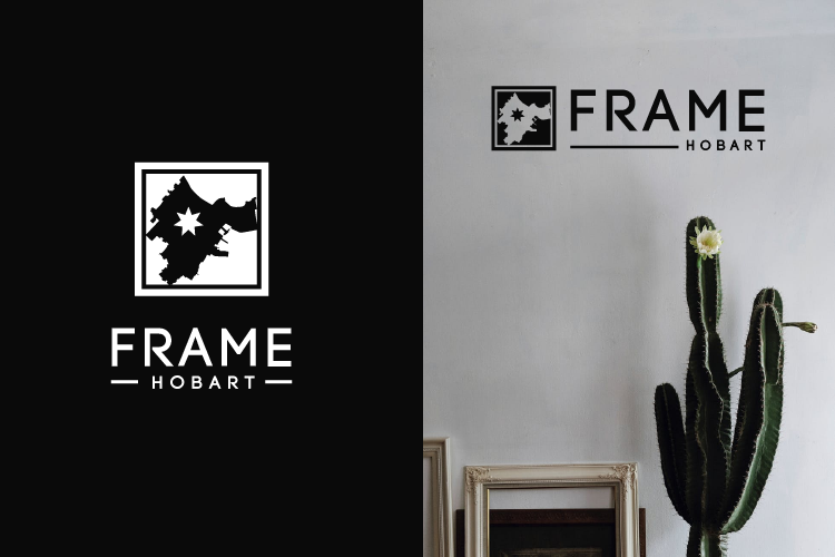 Logo Design by Yummy Art for Frame Hobart | Design #21993154