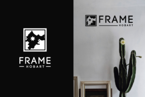 Logo Design by Yummy Art for Frame Hobart | Design: #21993154