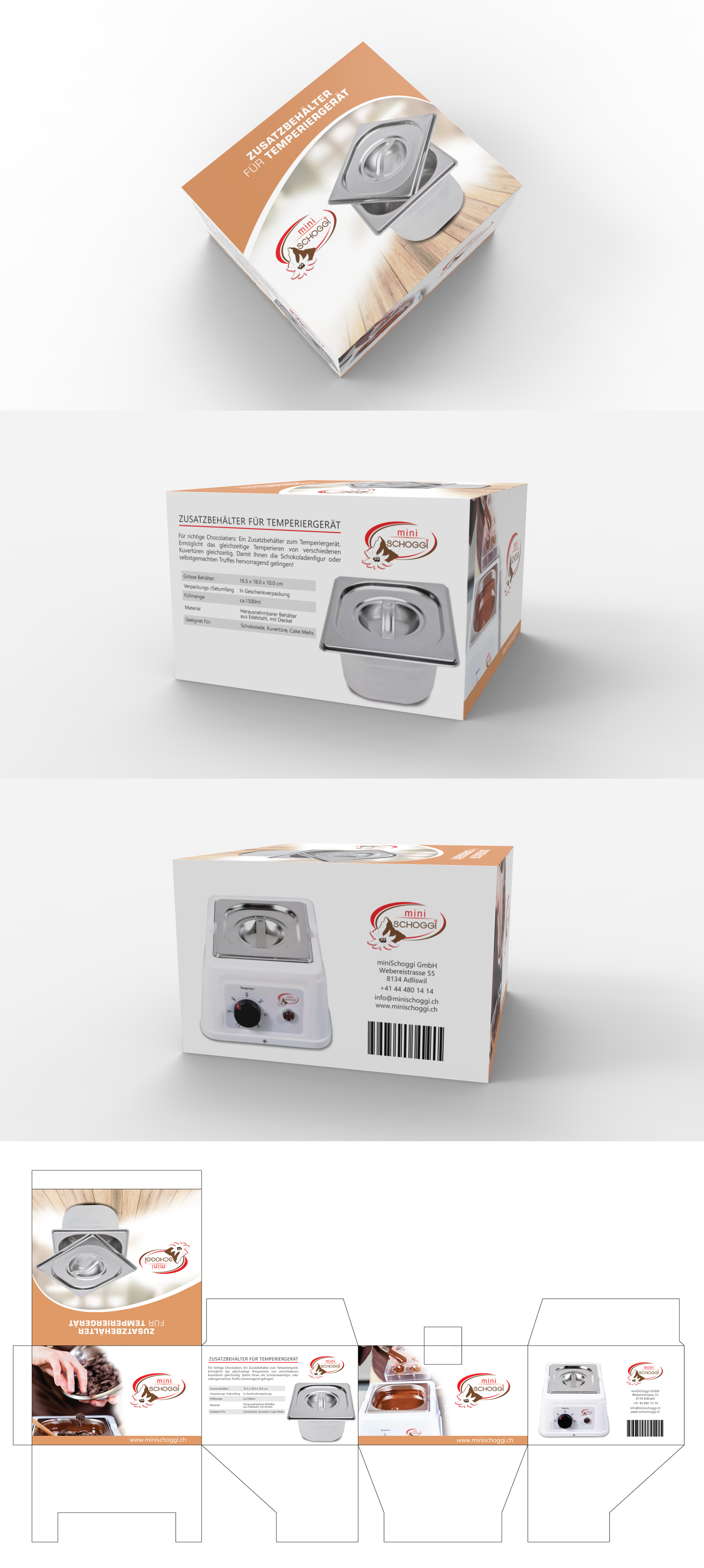 Packaging Design by PointGrfx for miniSchoggi GmbH | Design #21998673