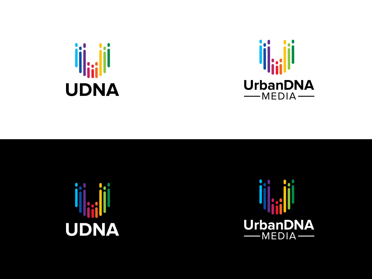 Logo Design by Slant Line Media for UrbanDNA Media | Design #22043666
