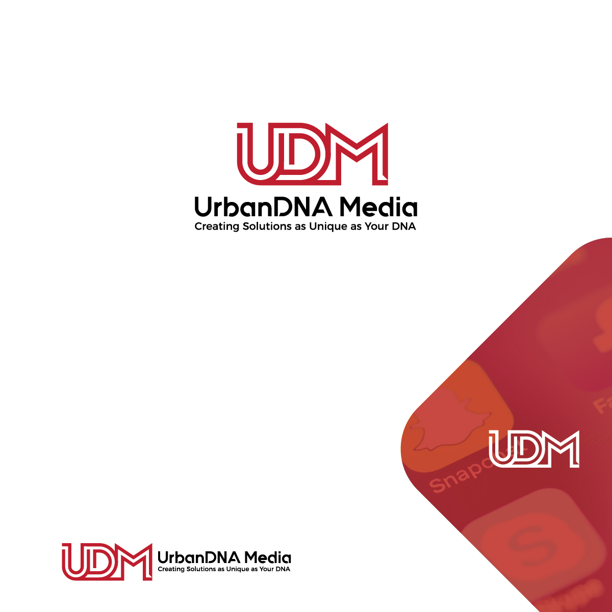 Logo Design by Kreative_Finger for UrbanDNA Media | Design #21993575