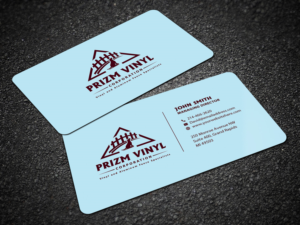 Business Card Design by Sandaruwan for Prizm Vinyl Corporation | Design #21995490