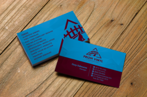 Visitenkarten-Design von Hardcore Design für Prizm Vinyl Corporation | Design: #21994952