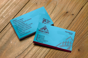 Visitenkarten-Design von Hardcore Design für Prizm Vinyl Corporation | Design: #21994986