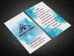 Visitenkarten-Design von Hardcore Design für Prizm Vinyl Corporation | Design: #21995002
