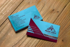 Visitenkarten-Design von Hardcore Design für Prizm Vinyl Corporation | Design: #21995055