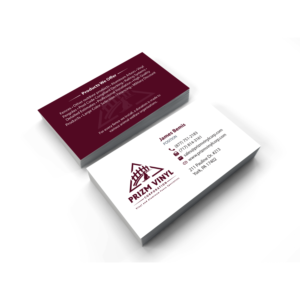 Business Card Design by adiazudin for Prizm Vinyl Corporation | Design #21994693