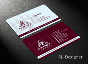 Visitenkarten-Design von SL Designer für Prizm Vinyl Corporation | Design: #21994287