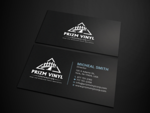 Visitenkarten-Design von Tripti Ranjan Gain für Prizm Vinyl Corporation | Design: #21996139