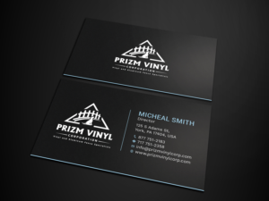 Visitenkarten-Design von Tripti Ranjan Gain für Prizm Vinyl Corporation | Design: #21996142