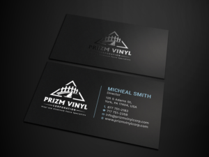 Visitenkarten-Design von Tripti Ranjan Gain für Prizm Vinyl Corporation | Design: #21996143