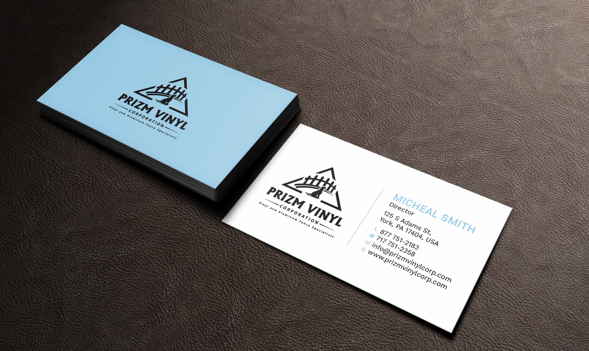 Business Card Design by Tripti Ranjan Gain for Prizm Vinyl Corporation | Design #21996167