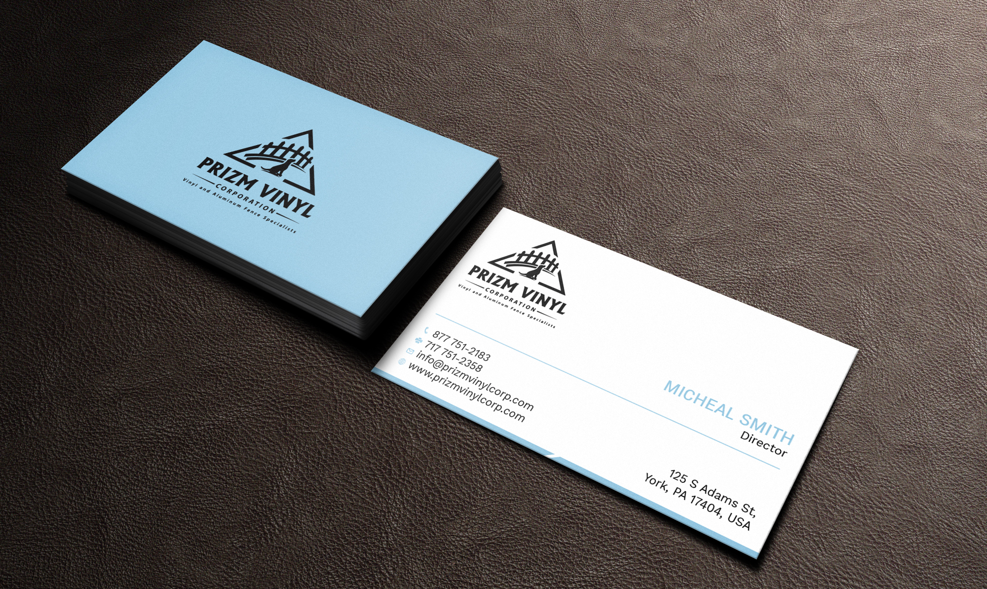Business Card Design by Tripti Ranjan Gain for Prizm Vinyl Corporation | Design #21996168